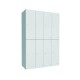 Modulaire metalen kast met glas 1200/1800 - 18342 